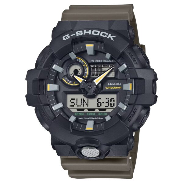 ساعت مچی مردانه کاسیو جی شاک مدل GA-710TU-1A3DR